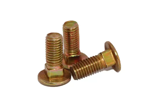 Yellow Zinc Plated  Carriage Bolts