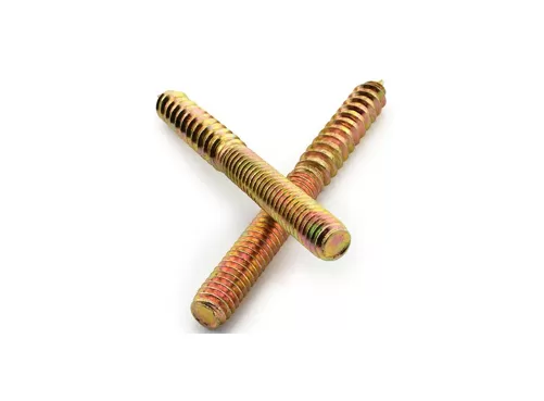 Yellow Zinc Plated Hanger Bolts