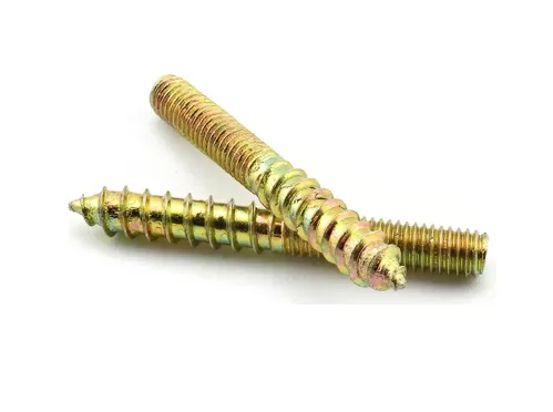 Yellow Zinc Plated Hanger Bolts