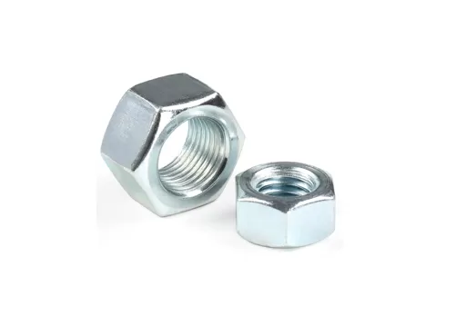Galvanized Blue White Zinc Plated Hex Nuts