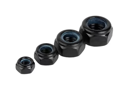 Black Oxide Nylon Lock Nuts