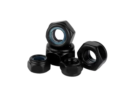 Black Oxide Nylon Lock Nuts