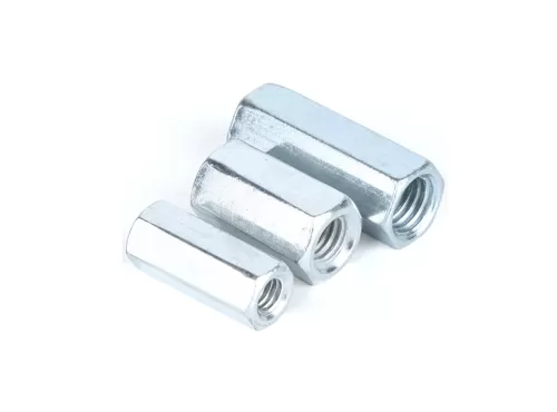 Galvanized Blue White Zinc Plated Coupling Nuts