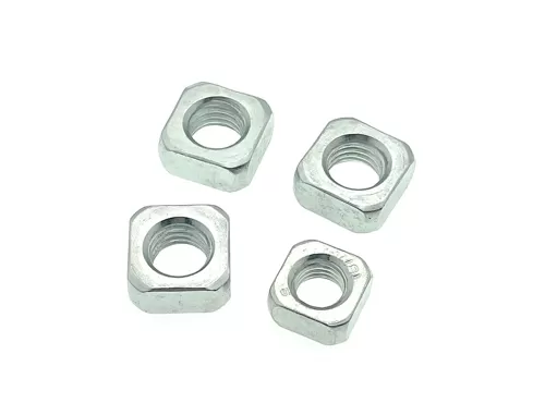 Galvanized Blue White Zinc Plated Square Nuts