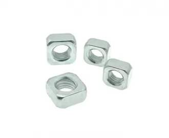 Galvanized Blue White Zinc Plated Square Nuts