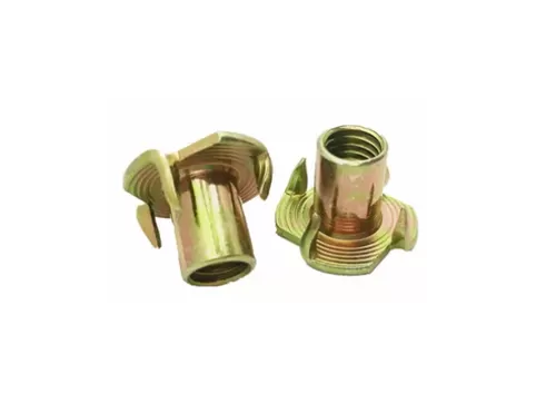 Color Yellow Zinc Plated Tee Nuts