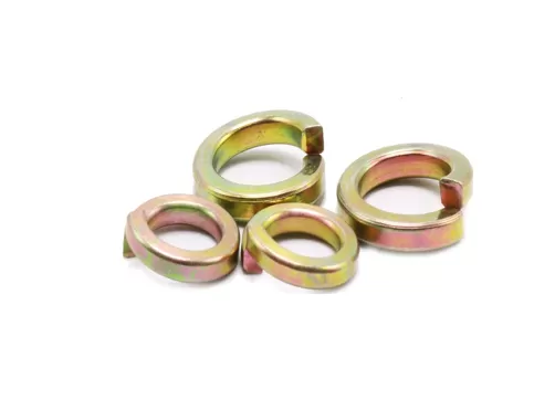 Color Yellow Zinc Plated Spring Washers