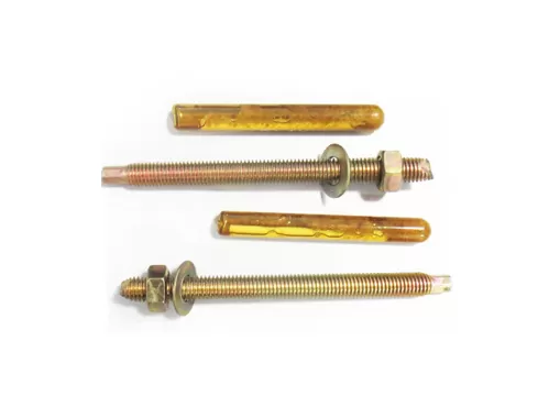Yellow Zinc Plated Chemical Anchor Bolts