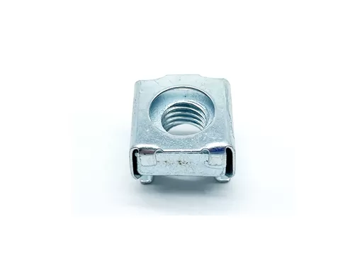 Blue White Zinc Plated Cage Nuts